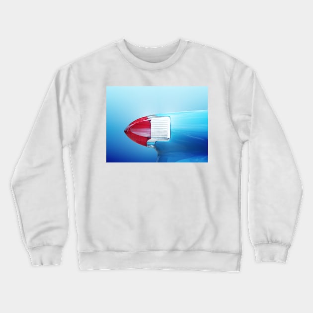 US American classic car 88 1956 tail fin abstract Crewneck Sweatshirt by Beate Gube